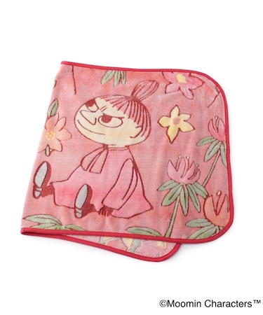 【あったか】MOOMIN ひざ掛け ボタニカル