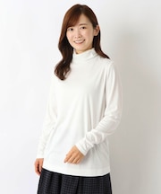 【リンネル12月号掲載】裏起毛タートルネック　プルオーバー