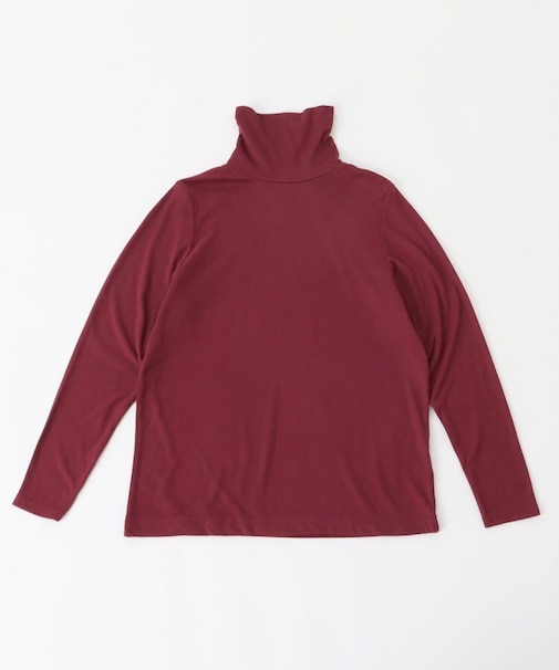 【リンネル12月号掲載】裏起毛タートルネック プルオーバー