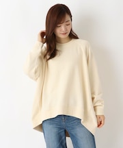 【リンネル12月号掲載】裏毛ワイドプルオーバー