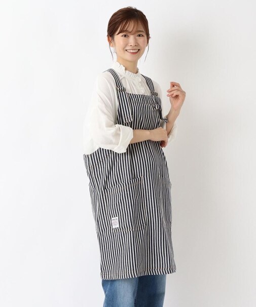 ワークスタイル デニム風エプロン