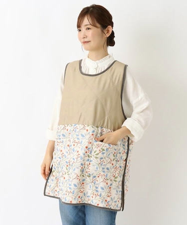 【あったか】キルト タブリエ エプロン オパリン