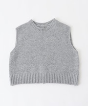 【リンネル12月号掲載】後ろ釦プルオーバーベスト