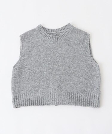 【リンネル12月号掲載】後ろ釦プルオーバーベスト