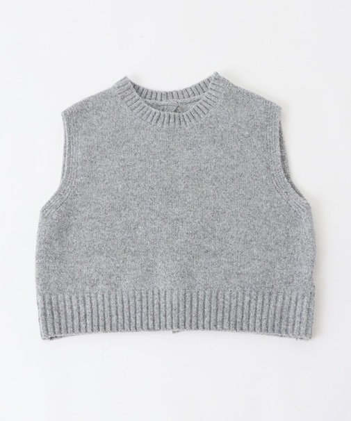 【リンネル12月号掲載】後ろ釦プルオーバーベスト