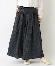 【リンネル12月号掲載】ネルタックワイドパンツ