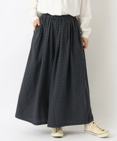 【リンネル12月号掲載】ネルタックワイドパンツ