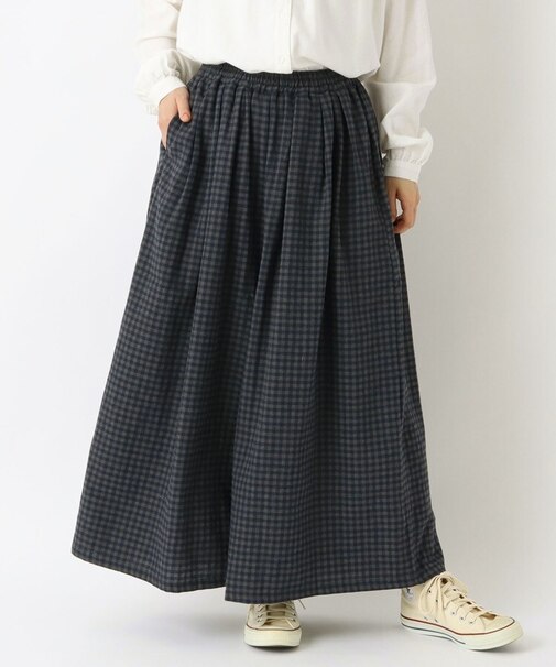 【リンネル12月号掲載】ネルタックワイドパンツ