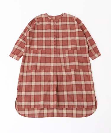 【リンネル12月号掲載】リサイクルネルワンピース