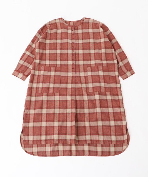 【リンネル12月号掲載】リサイクルネルワンピース