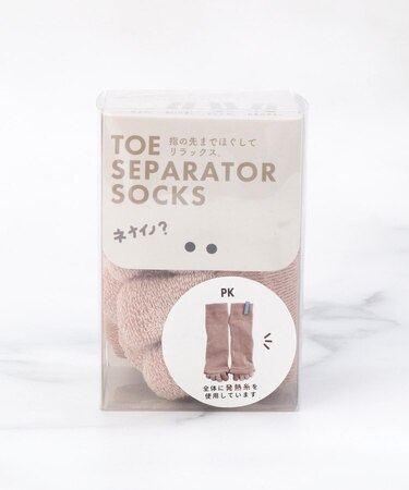 ボンニュイ 発熱足指ソックス