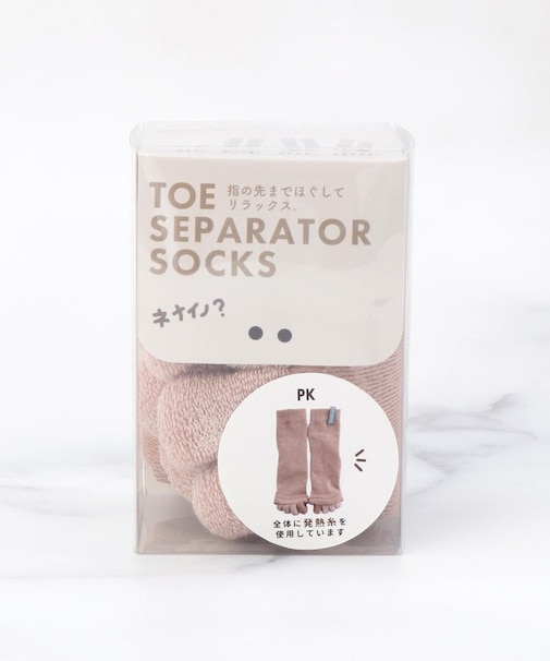 ボンニュイ 発熱足指ソックス