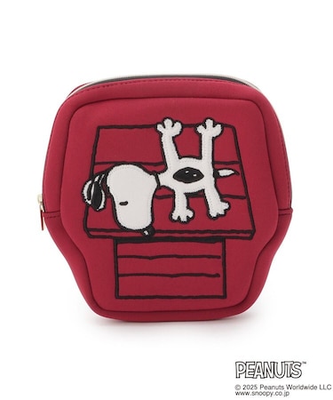 SNOOPY ダイカットポーチ ハウス