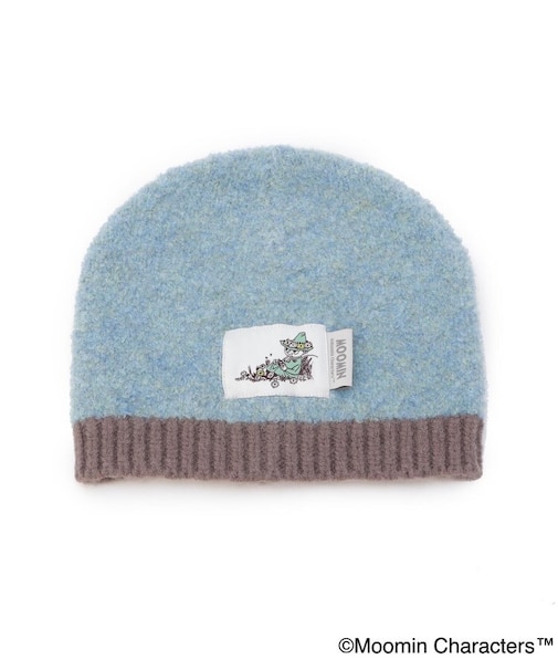 【あったか】MOOMIN ニット帽 ワッペン付き