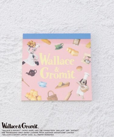 ◆ウォレスとグルミット スクエアメモパッド