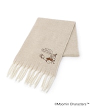 【あったか】MOOMIN マフラー 太フリンジ