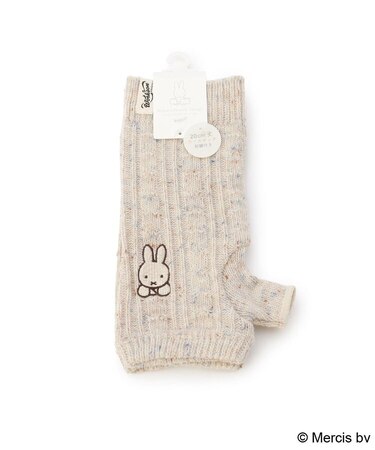 【あったか】Dick Bruna miffy アームカバー ツィード 刺繍