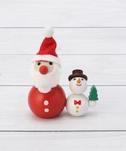 【クリスマス】ハラチキ 手のひら人形 サンタペア