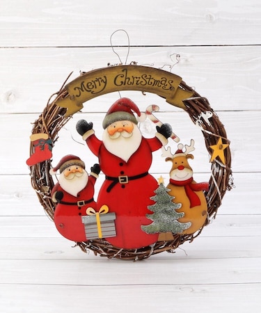 【クリスマス】グロスウッド デコリース