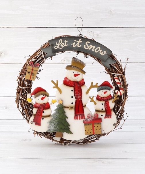 【クリスマス】グロスウッド デコリース