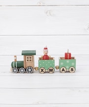 【クリスマス】ウッド トレインスタンド