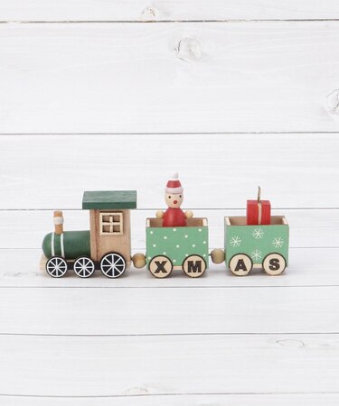 【クリスマス】ウッド トレインスタンド