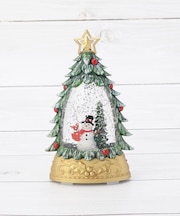 【クリスマス】スノーグローブ ライトスタンド