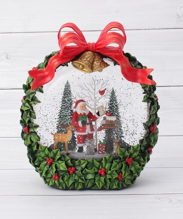 【クリスマス】バブル LEDライト リース