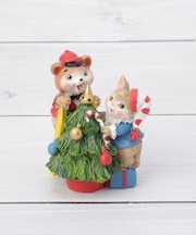 【クリスマス】ビンテージ アニマルデコレーション