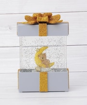 【クリスマス】スノードーム プレゼントBOX ムーンベア