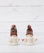 ◆【クリスマス】ニット キッズオーナメントセット