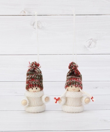 ◆【クリスマス】ニット キッズオーナメントセット