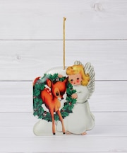 ◆【クリスマス】メタル ダイカットポストカード