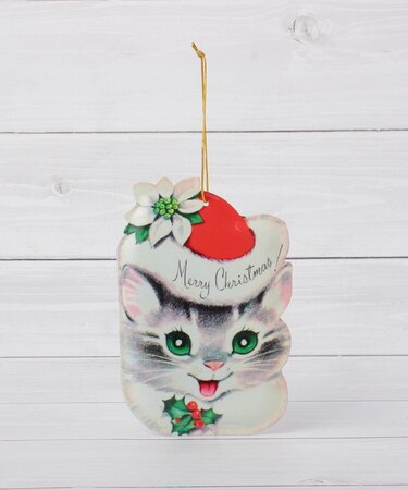 ◆【クリスマス】メタル ダイカットポストカード