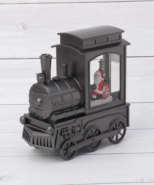 【クリスマス】スノードーム トレインサンタ