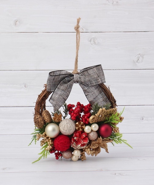 【クリスマス】MKK リボンリース