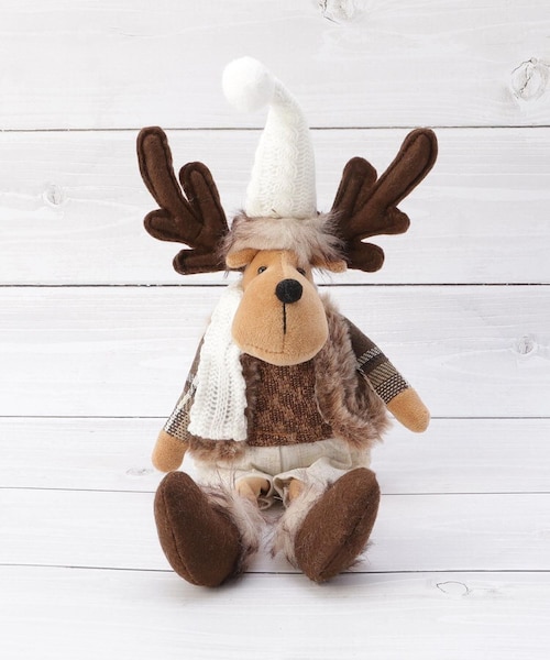 トナカイ　クリスマス　① クリスマスのイラスト（赤鼻のトナカイ①） | 無料イラスト素材｜素材ラボ