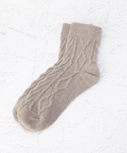 ◆スタムジベロア 逆スパ ダイヤ クォーターソックス