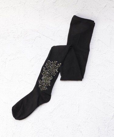 股上深タイツ カスミソウ