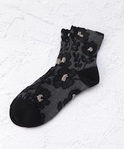 ◆あなたに優しい レースフラワー クォーターソックス