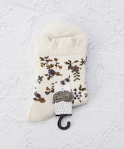 ◆bonbon top花ブーケ クォーターソックス