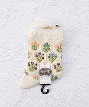 ◆bonbon 壁紙柄 クォーターソックス