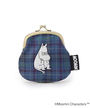 MOOMIN ミニがま口ポーチジャカードチェック