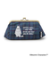 MOOMIN がま口ポーチ ジャカードチェック