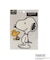 SNOOPY ウォールステッカー A5