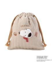 SNOOPY 巾着 サガラパイピング