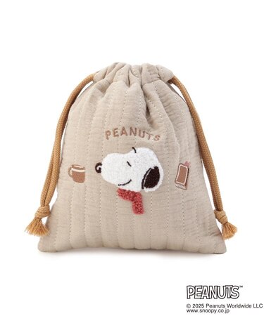 SNOOPY 巾着 サガラパイピング