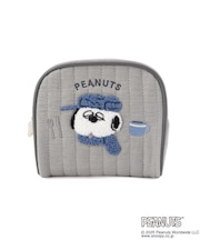 SNOOPY スクエアポーチ サガラパイピング