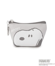 ◆SNOOPY 三角ミニポーチ ドアップ