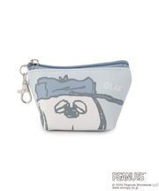 ◆SNOOPY 三角ミニポーチ ドアップ